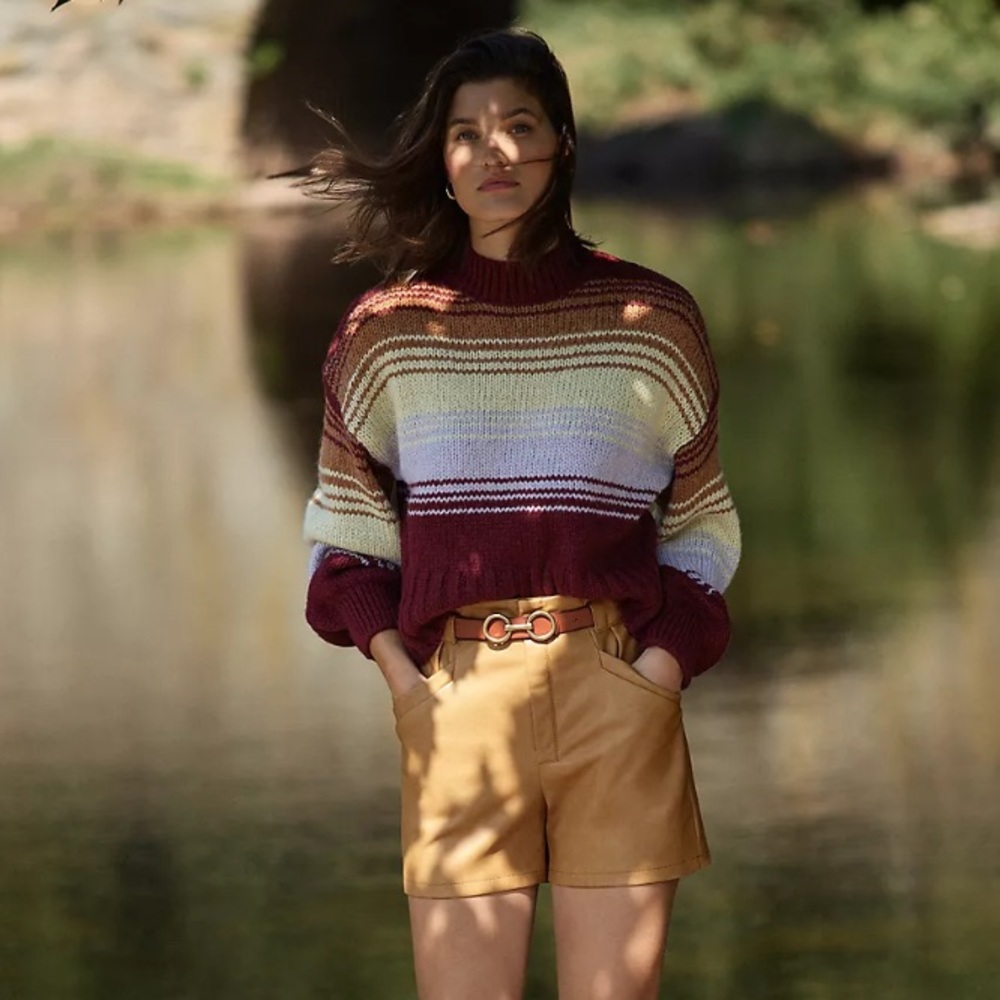 Anthropologie Striped Amber Knit Sweater - Picture 3 of 7
